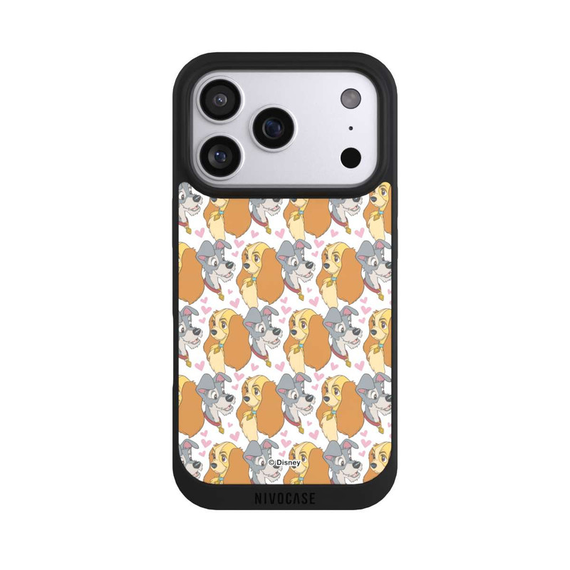iPhone 17 Pro NIVOpure Susi und Strolch Muster Herzen