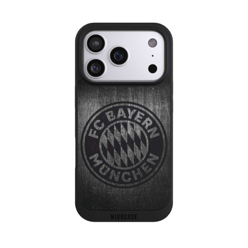 Apple iPhone 17 Pro NIVOpure Metalllook FCB Logo einfarbig