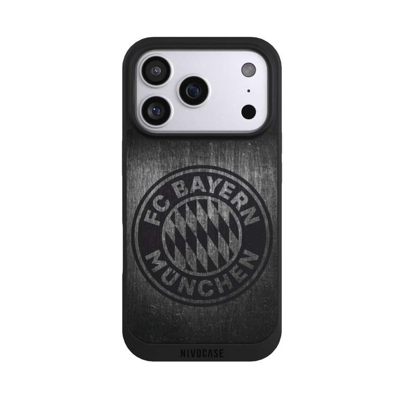 iPhone 17 Pro NIVOpure Metal look FCB Logo plain