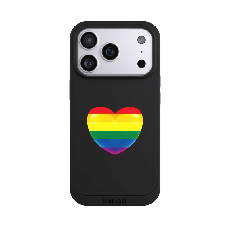 iPhone 17 Pro NIVOpure Pride Heart transparent
