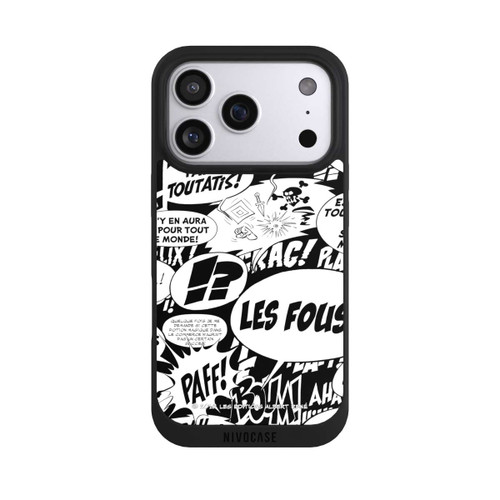 Apple iPhone 17 Pro NIVOpure Sprechblasen Asterix Schwarz