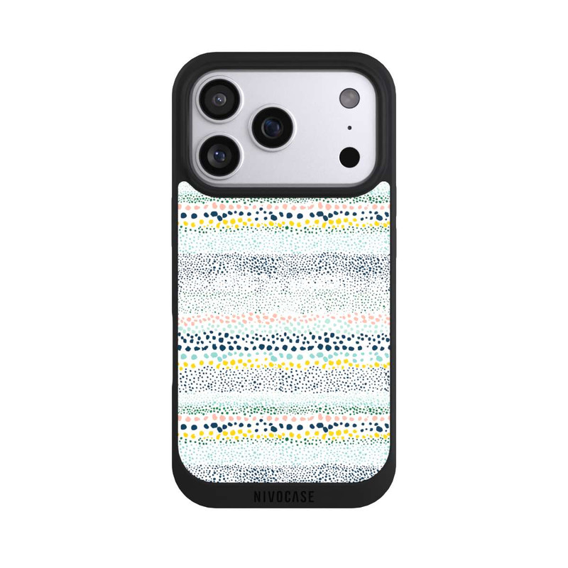 iPhone 17 Pro NIVOpure Kleine Punkte, strukturiertes Weiß