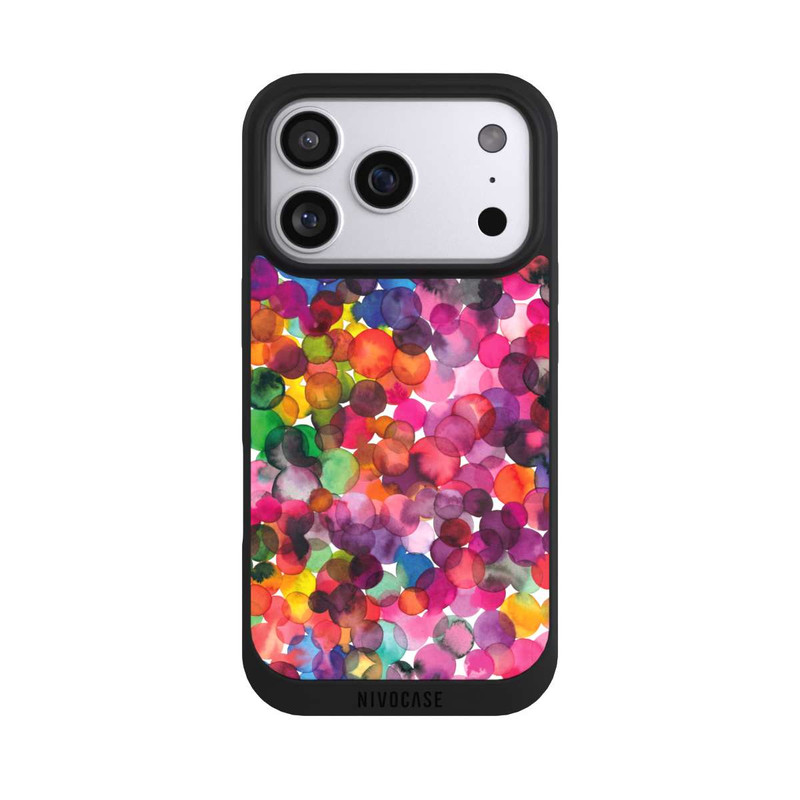 iPhone 17 Pro NIVOpure Überlappende Aquarellpunkte