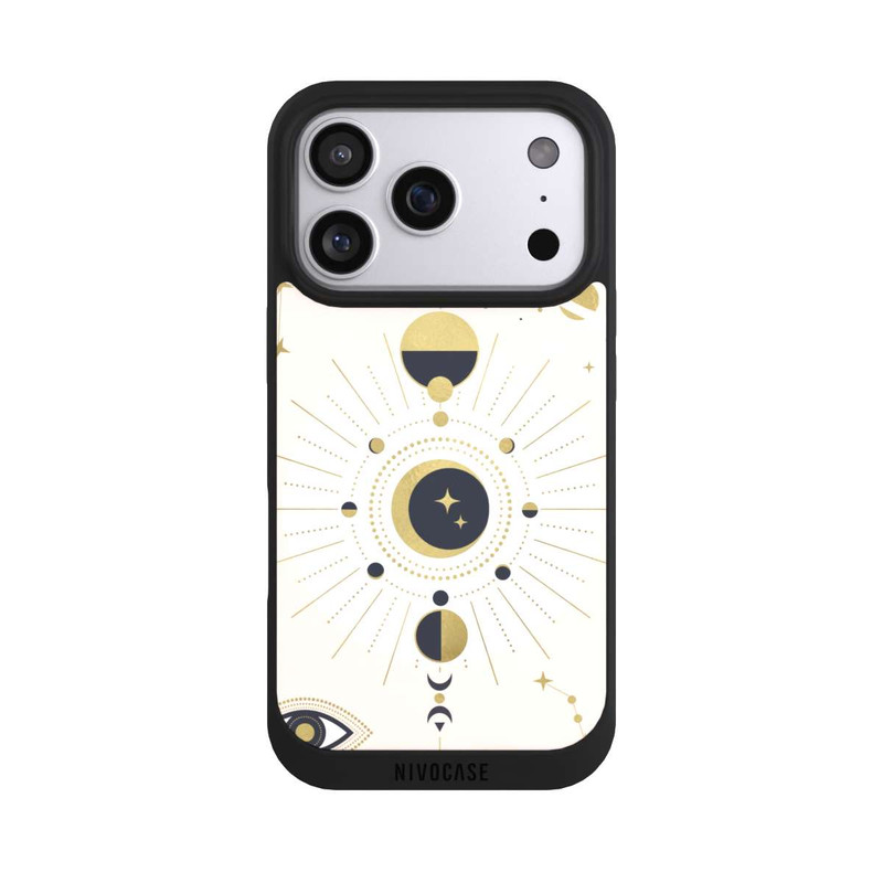 iPhone 17 Pro NIVOpure Abstrakter Rose-Gold-Look