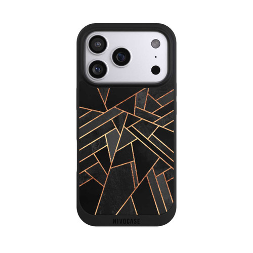 Apple iPhone 17 Pro NIVOpure Schwarze Nacht Gold Druck