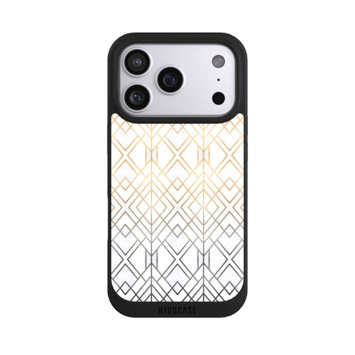 Apple iPhone 17 Pro NIVOpure Gold und Grauer Geo Golddruck