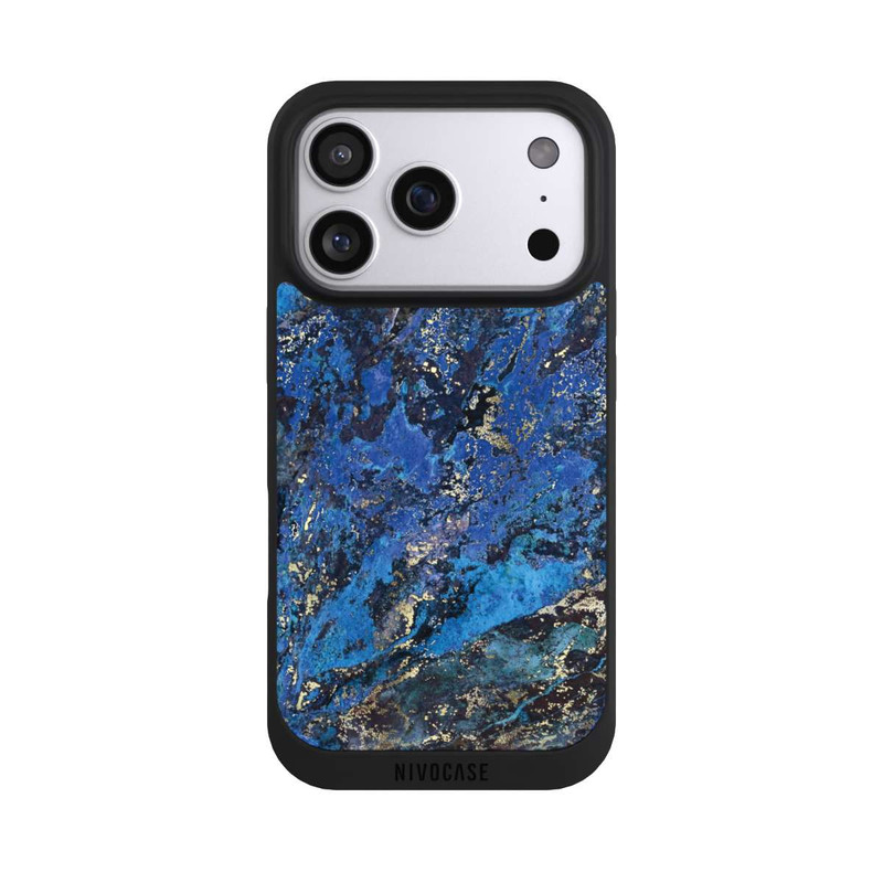 iPhone 17 Pro NIVOpure Lapislazuli blau und gold