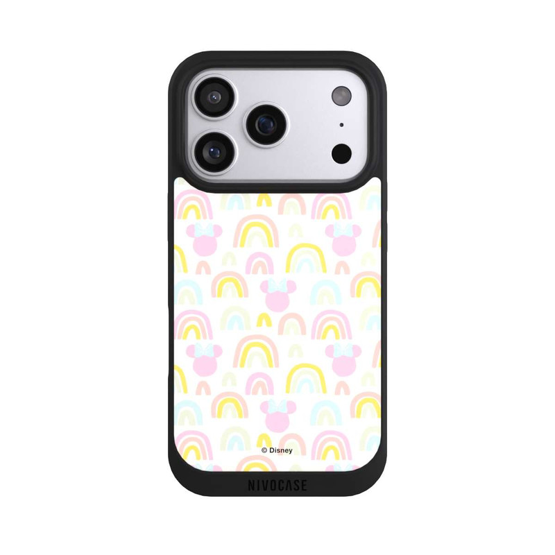 iPhone 17 Pro NIVOpure Minnie Regenbogen Muster