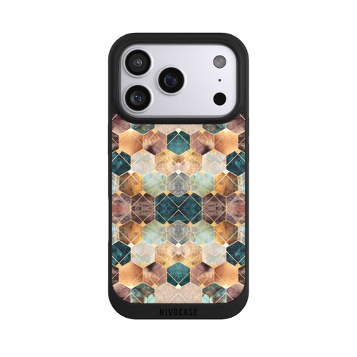 Apple iPhone 17 Pro NIVOpure Naturfarbene Sechsecke und Diamanten
