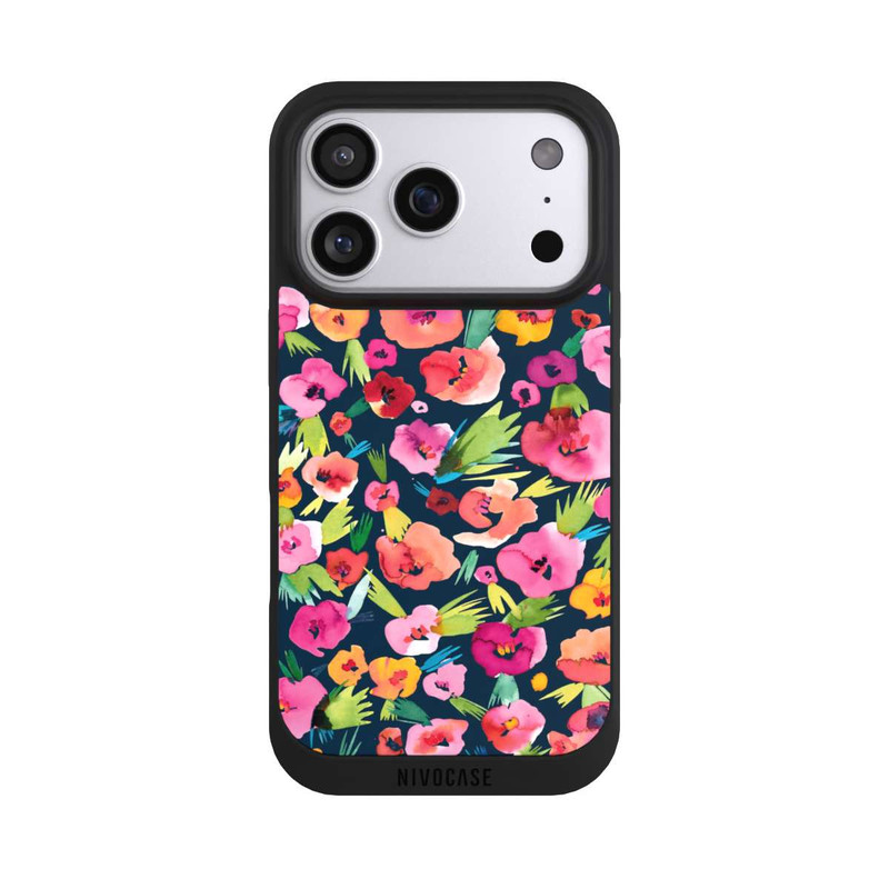 iPhone 17 Pro NIVOpure Fleurs tropicales aquarelles