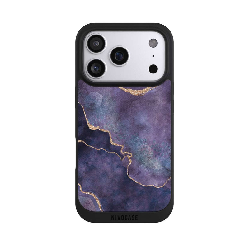 iPhone 17 Pro NIVOpure Pierre précieuse Glamour violet