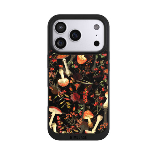 Apple iPhone 17 Pro NIVOpure Mushroom Pattern Black