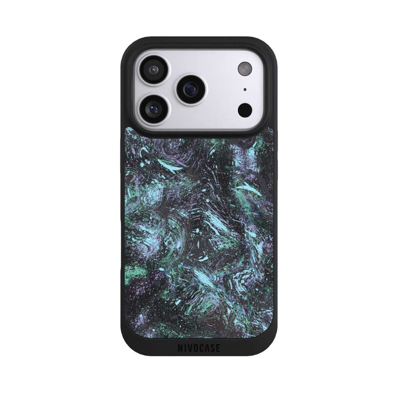 iPhone 17 Pro NIVOpure Abstract Dripping Dust Purple