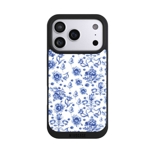 Apple iPhone 17 Pro NIVOpure Blue Flower Pattern - Delft (NL)