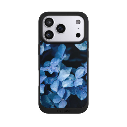 Apple iPhone 17 Pro NIVOpure Fleurs bleues 2