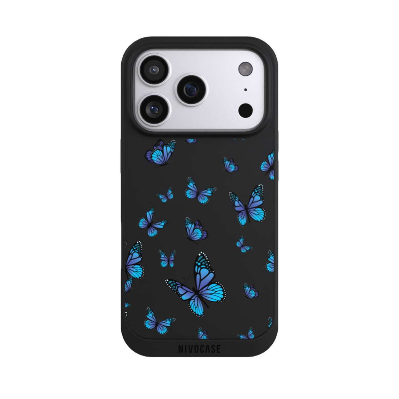 iPhone 17 Pro NIVOpure Schmetterlingmuster Transparent