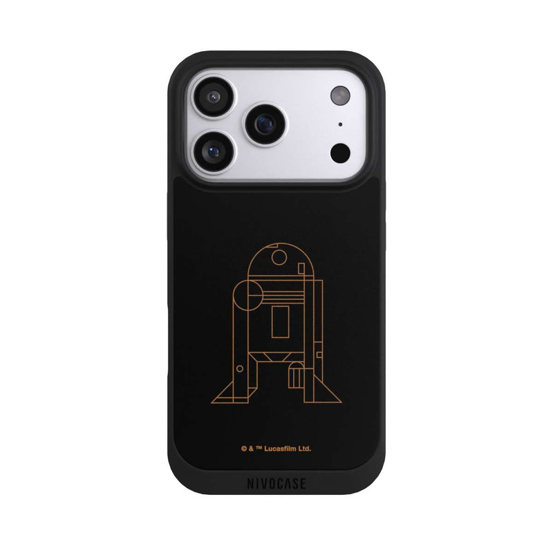 iPhone 17 Pro NIVOpure R2D2 Dessin au trait