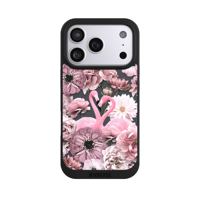 iPhone 17 Pro NIVOpure Flamingos in Flower Pattern