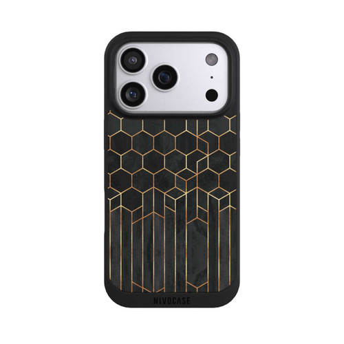 Apple iPhone 17 Pro NIVOpure Schwarze Sechsecke