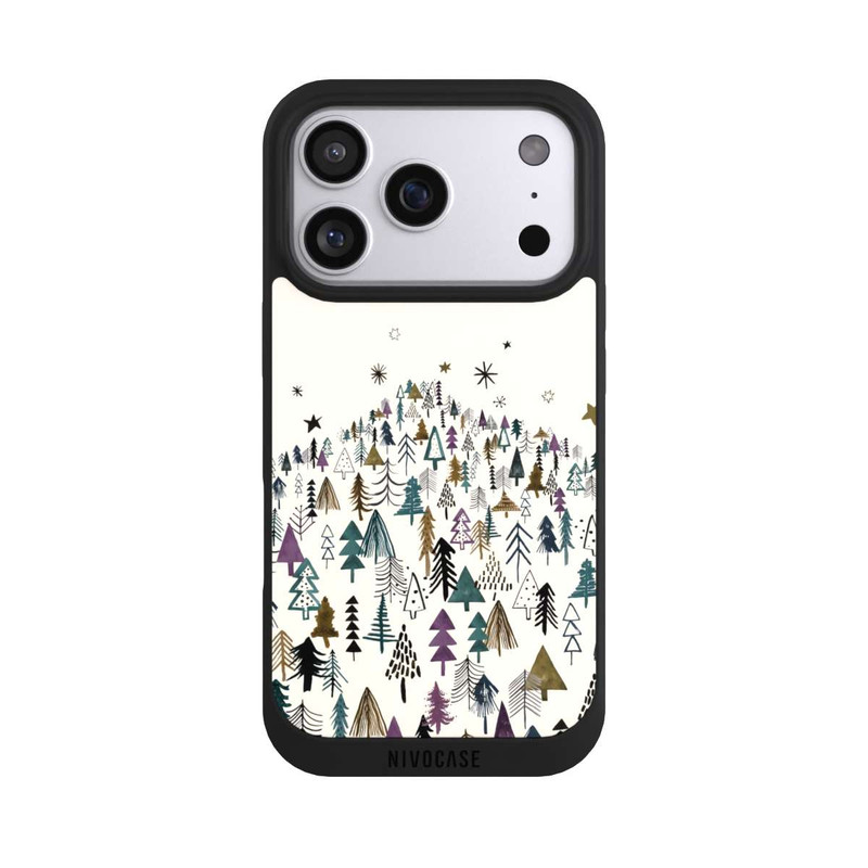 iPhone 17 Pro NIVOpure Bergbäume Wald Lila
