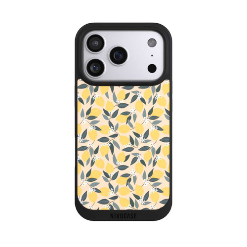 Apple iPhone 17 Pro NIVOpure Rosa Zitronen-Muster