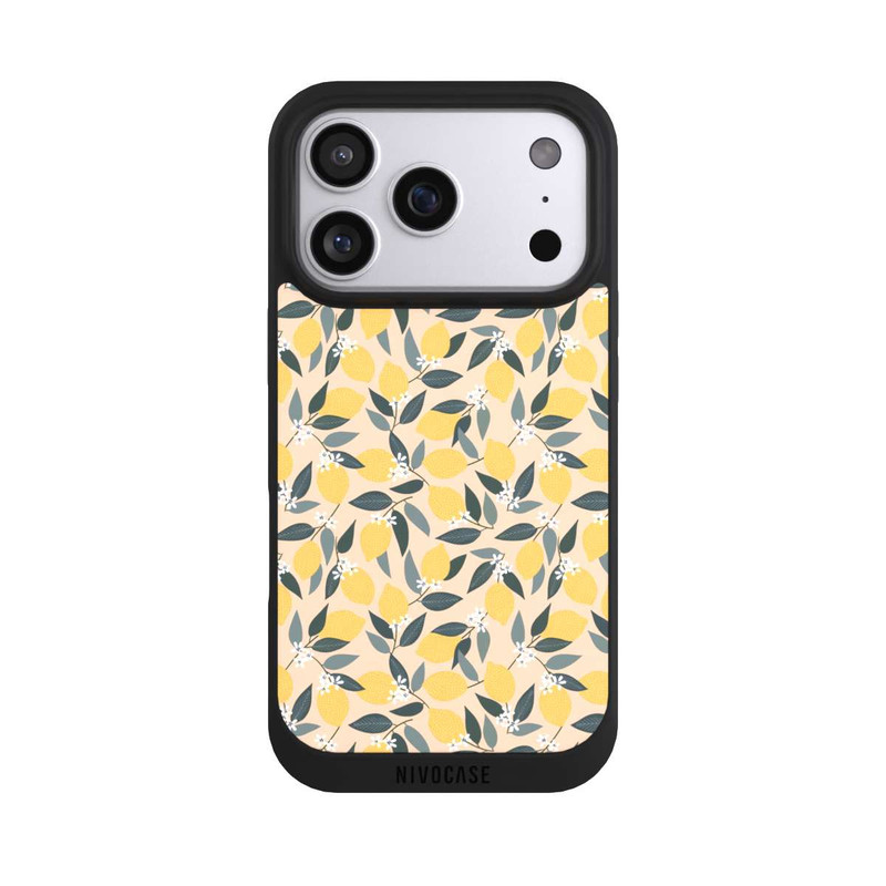 iPhone 17 Pro NIVOpure Pink Lemon Pattern