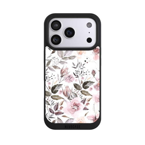 Apple iPhone 17 Pro NIVOpure Aquarell braune Rosenblüten