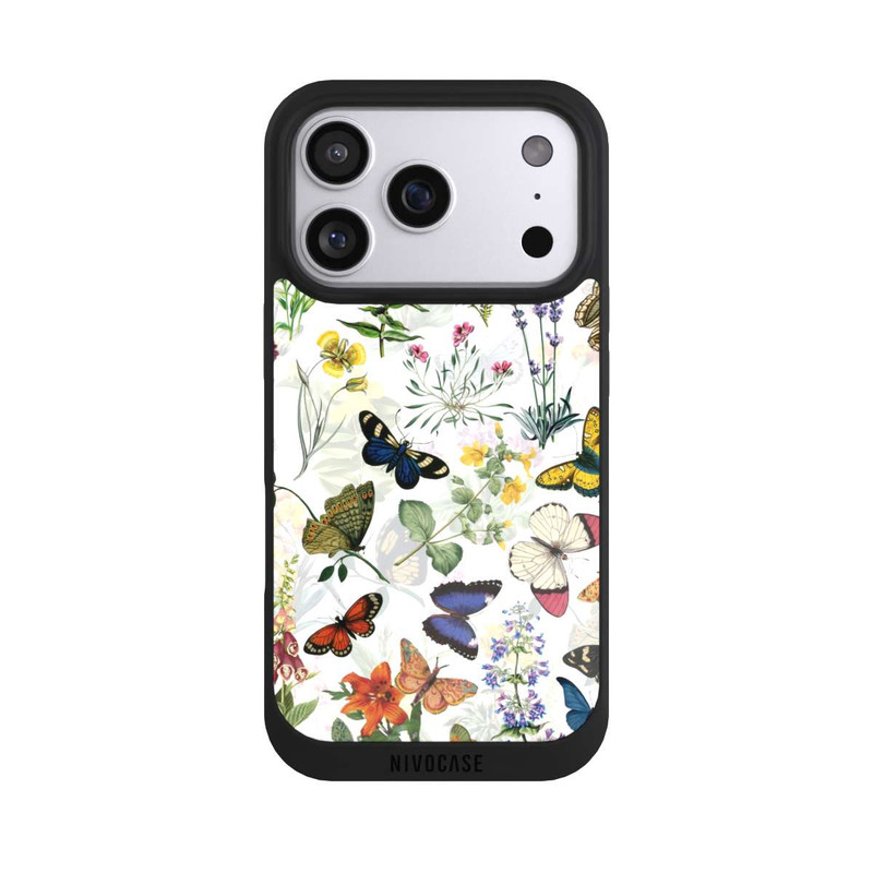 iPhone 17 Pro NIVOpure Feldblumen und Schmetterlinge