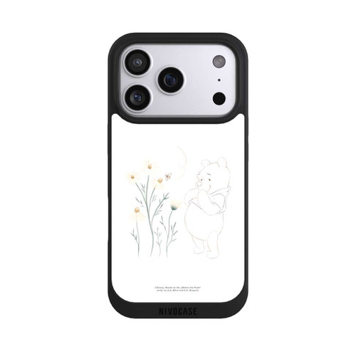 Apple iPhone 17 Pro NIVOpure Winnie Puuh sieht sich Gänseblümchen an