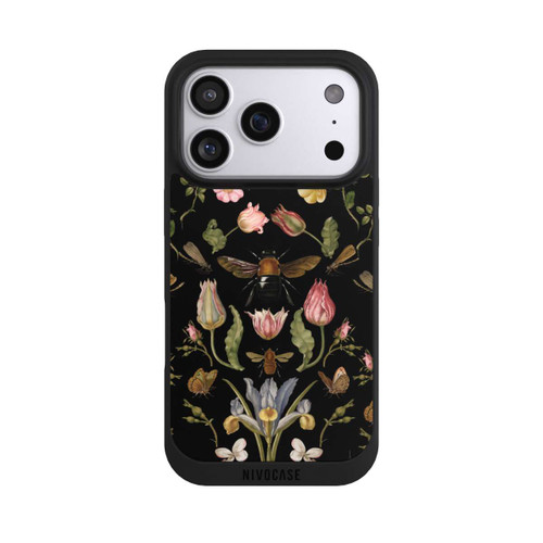 Apple iPhone 17 Pro NIVOpure Wildblumen und Biene Schwarz