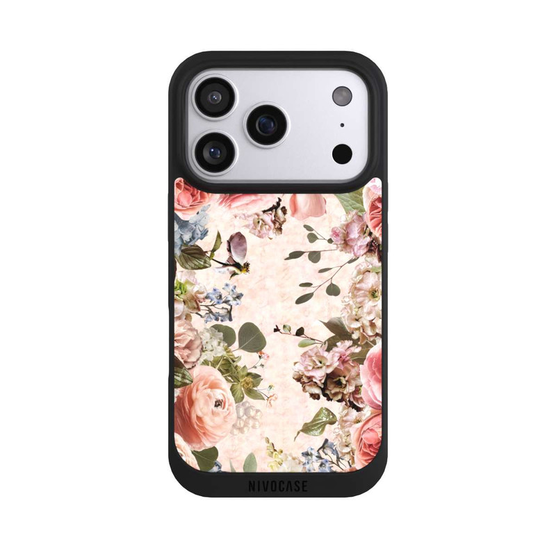 iPhone 17 Pro NIVOpure Flower Frame Peonies Pastel