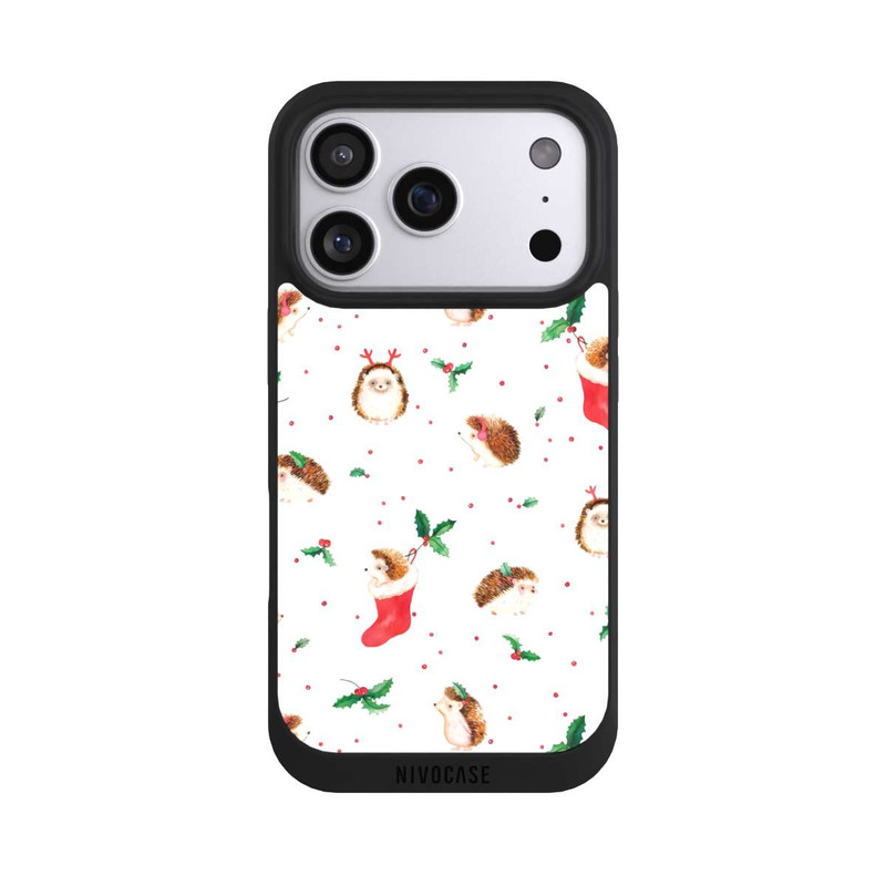 iPhone 17 Pro NIVOpure Christmas Cute Hedgehog