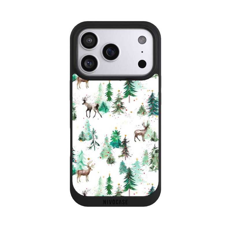 iPhone 17 Pro NIVOpure Deers and Winter Xmas Trees