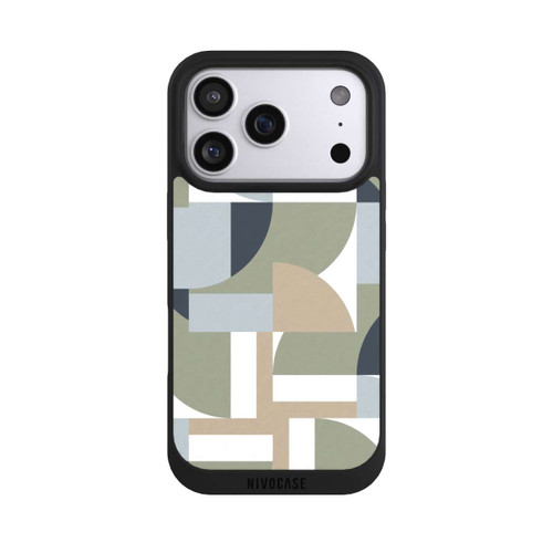 Apple iPhone 17 Pro NIVOpure Polygones futuristes du Bauhaus Beige