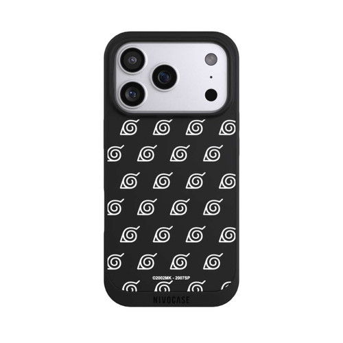 Apple iPhone 17 Pro NIVOpure Weißes Konoha-Muster Transparent