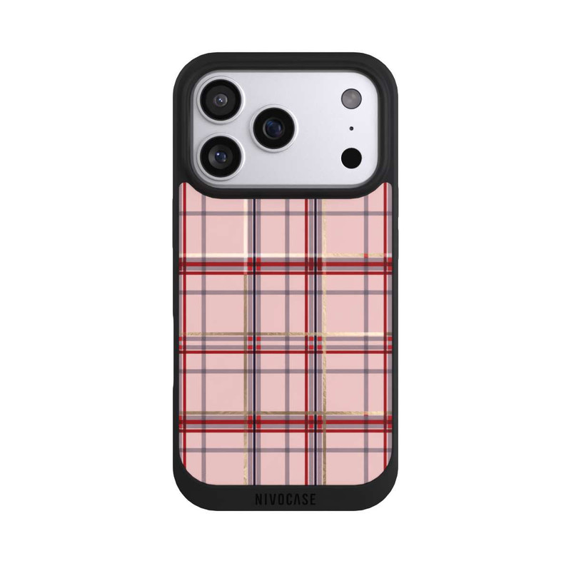 iPhone 17 Pro NIVOpure TARTAN PINK