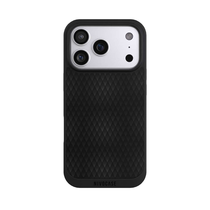 iPhone 17 Pro NIVOpure Peau de Serpent Noire