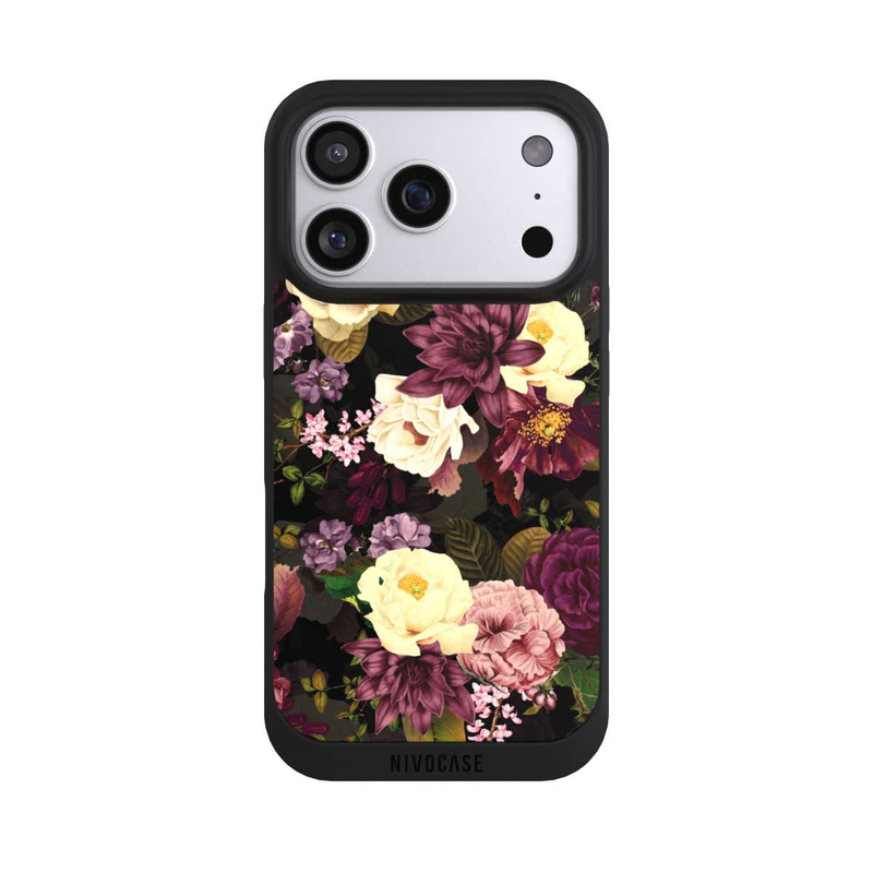 iPhone 17 Pro NIVOpure Dunkle Blumen Bienen