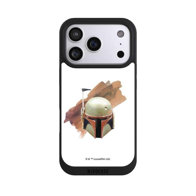 iPhone 17 Pro NIVOpure Boba Fett Helmet White