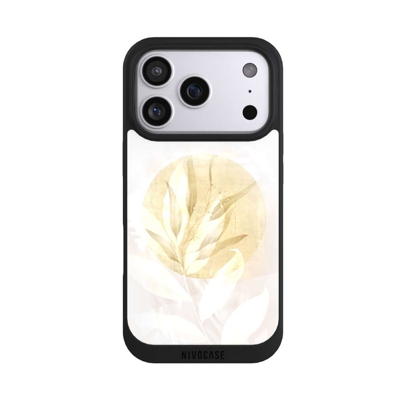 iPhone 17 Pro NIVOpure Boho Gold Blumen Kunst