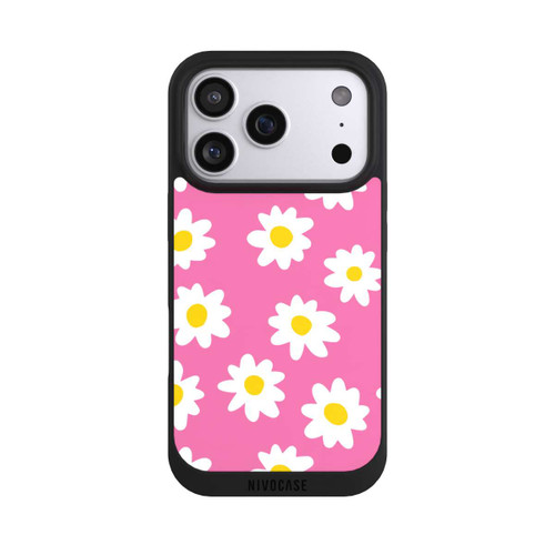 Apple iPhone 17 Pro NIVOpure Gänseblümchenmuster rosa