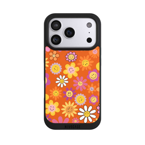 Apple iPhone 17 Pro NIVOpure Smiles Orange Flowers