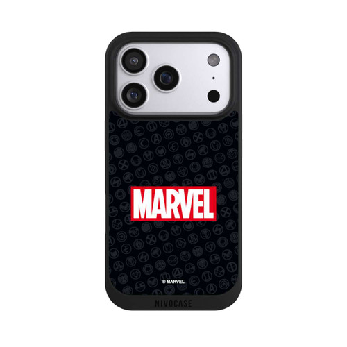 Apple iPhone 17 Pro NIVOpure Marvel Logo Black Red 
