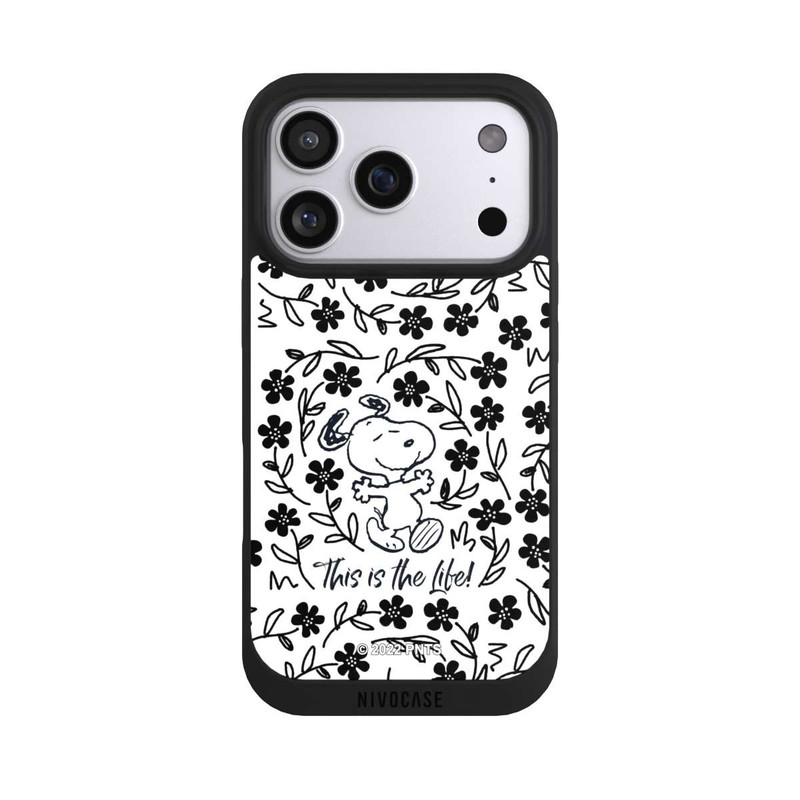 iPhone 17 Pro NIVOpure Snoopy This Is The Life Noir & Blanc