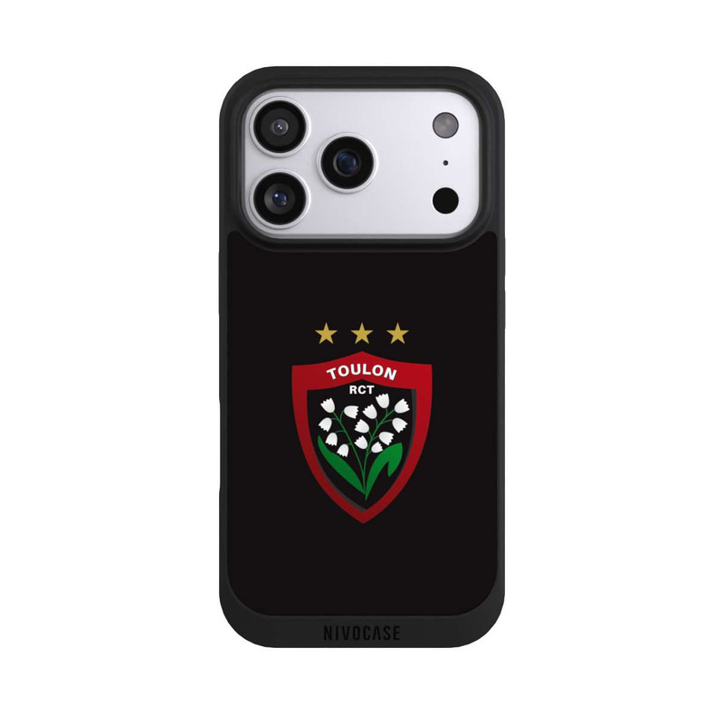 iPhone 17 Pro NIVOpure Logo RC Toulonnais Noir