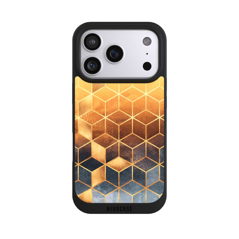iPhone 17 Pro NIVOpure Golden Gradient Cubes