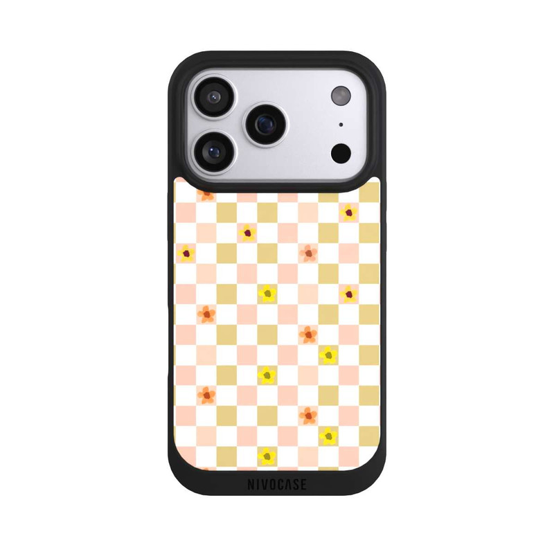 iPhone 17 Pro NIVOpure Checks Nostalgic Pastel Flowers