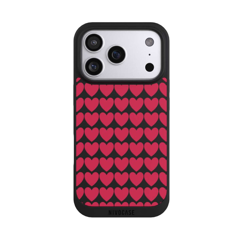 iPhone 17 Pro NIVOpure Viva Magenta-Herzen