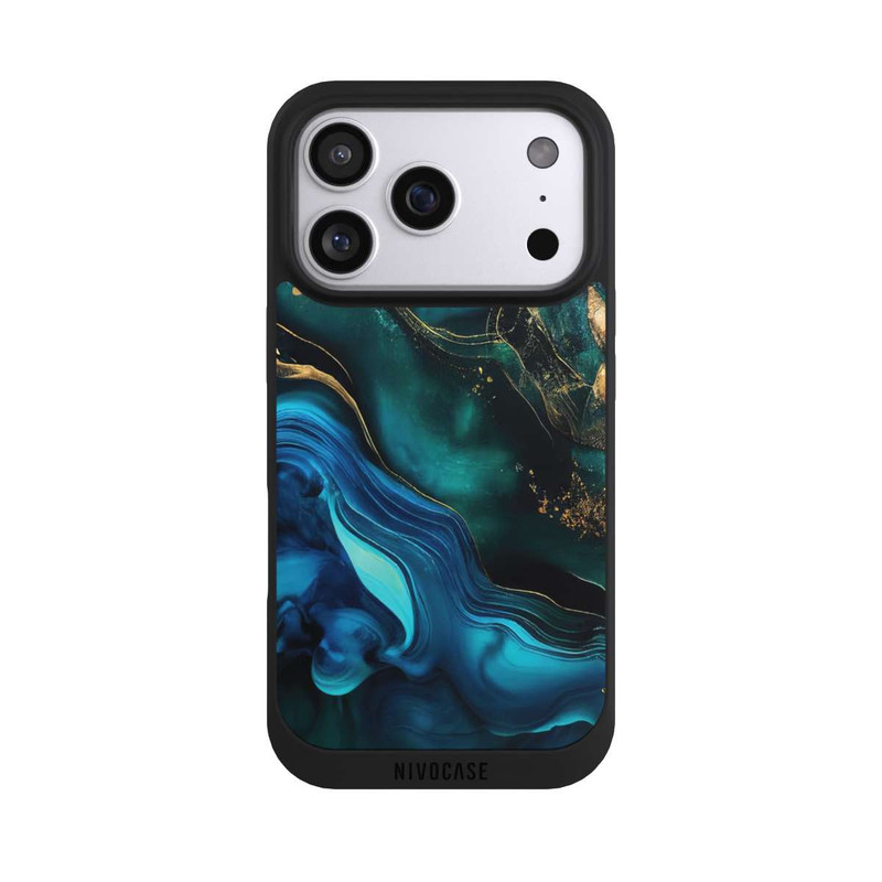 iPhone 17 Pro NIVOpure Blaugoldene Tinte