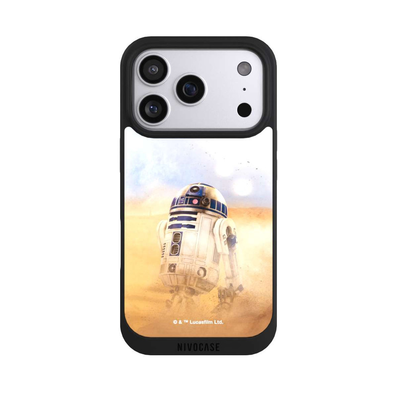 iPhone 17 Pro NIVOpure R2D2 dans le désert